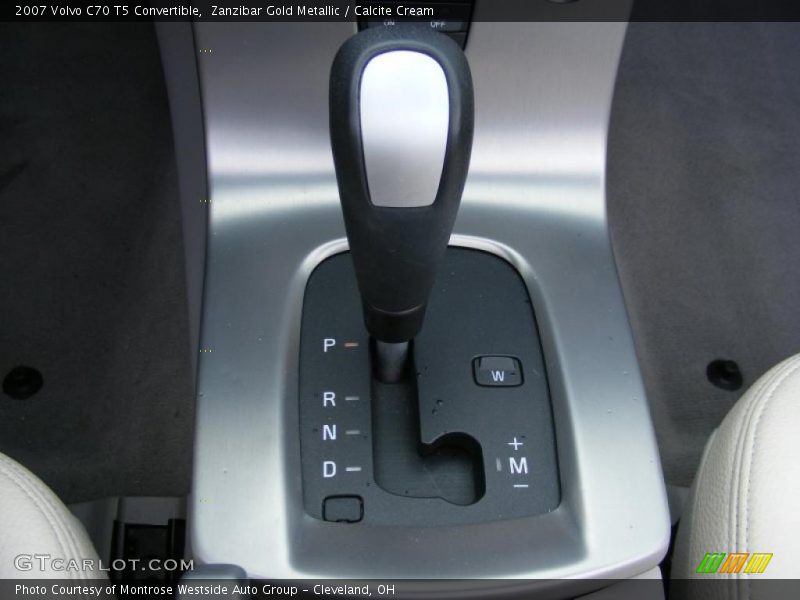 Zanzibar Gold Metallic / Calcite Cream 2007 Volvo C70 T5 Convertible