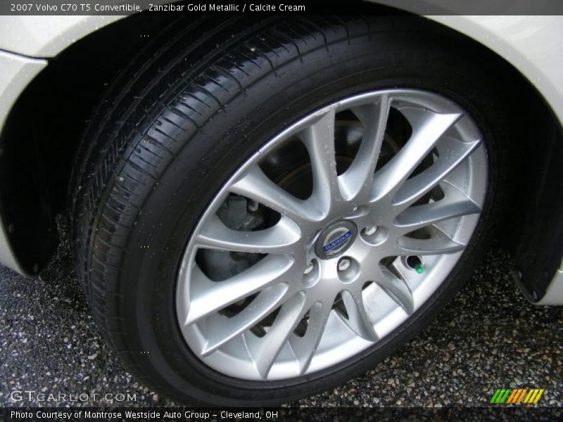 Zanzibar Gold Metallic / Calcite Cream 2007 Volvo C70 T5 Convertible