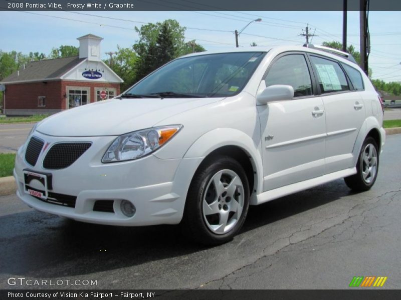 Frosty White / Graphite 2008 Pontiac Vibe