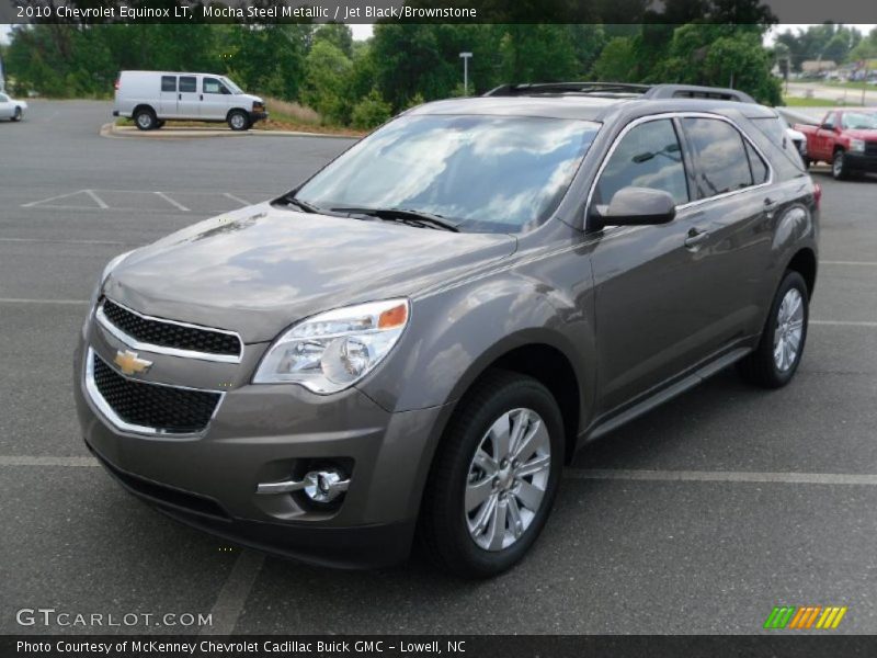 Mocha Steel Metallic / Jet Black/Brownstone 2010 Chevrolet Equinox LT