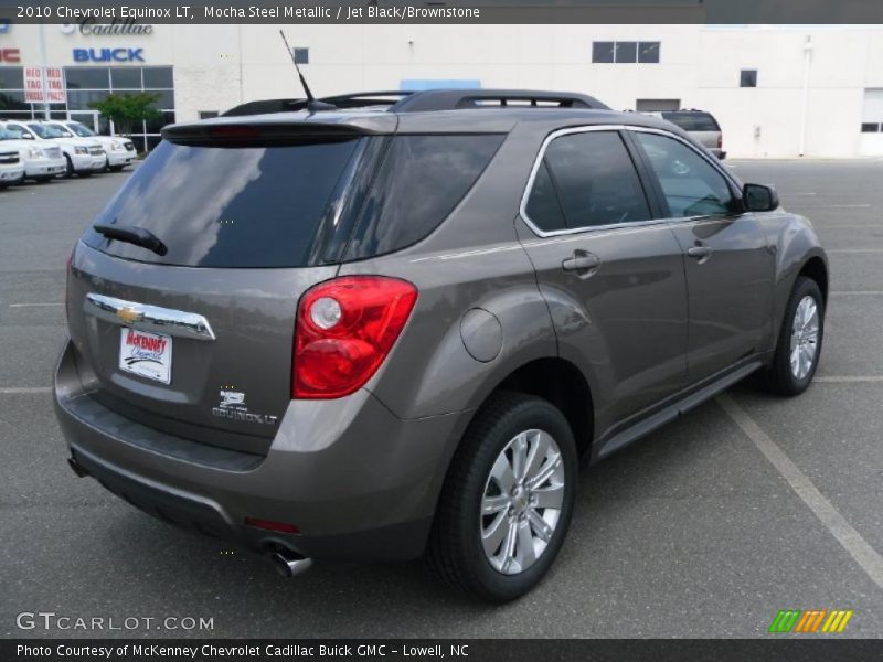 Mocha Steel Metallic / Jet Black/Brownstone 2010 Chevrolet Equinox LT