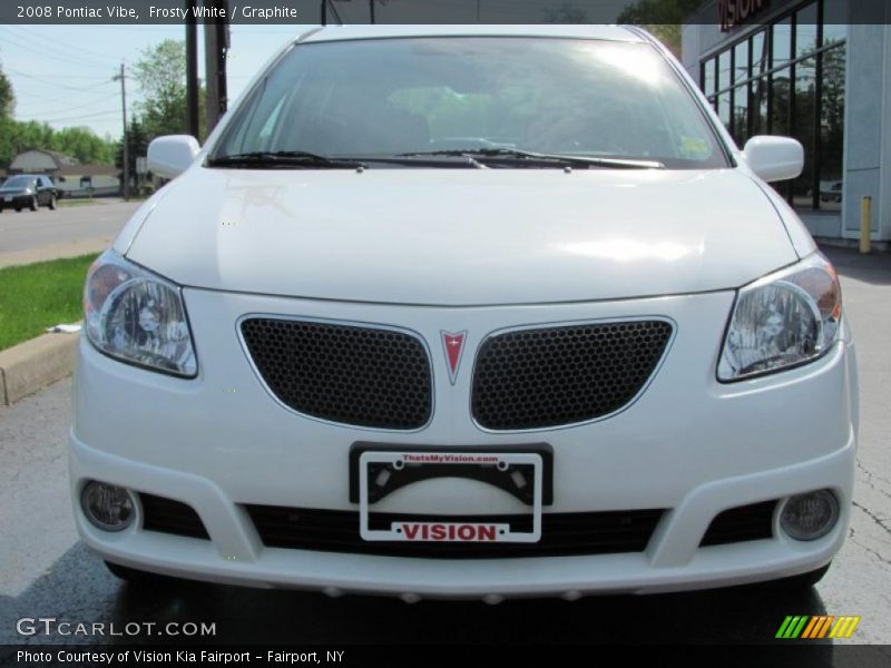 Frosty White / Graphite 2008 Pontiac Vibe