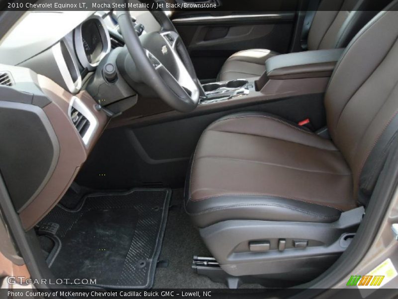 Mocha Steel Metallic / Jet Black/Brownstone 2010 Chevrolet Equinox LT