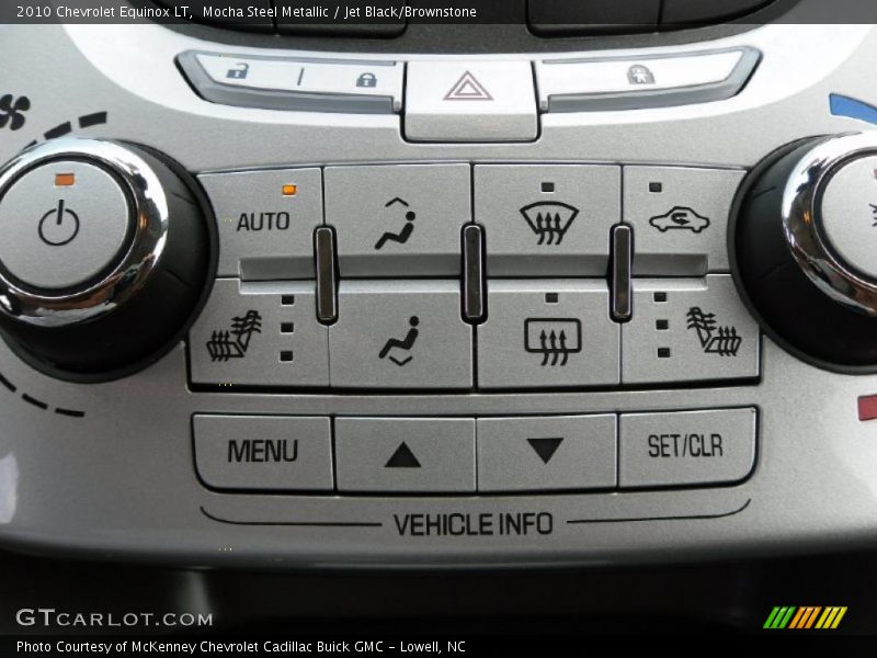 Mocha Steel Metallic / Jet Black/Brownstone 2010 Chevrolet Equinox LT