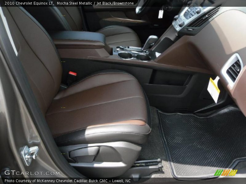 Mocha Steel Metallic / Jet Black/Brownstone 2010 Chevrolet Equinox LT