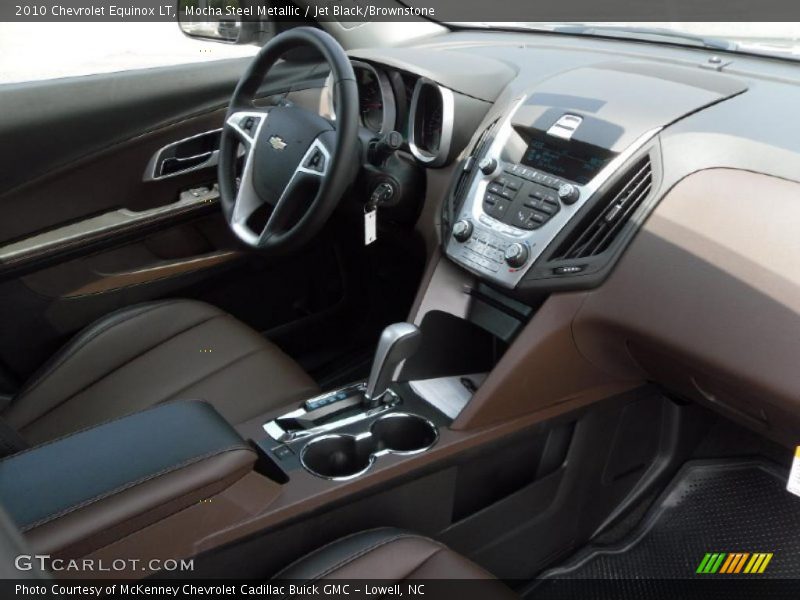 Mocha Steel Metallic / Jet Black/Brownstone 2010 Chevrolet Equinox LT