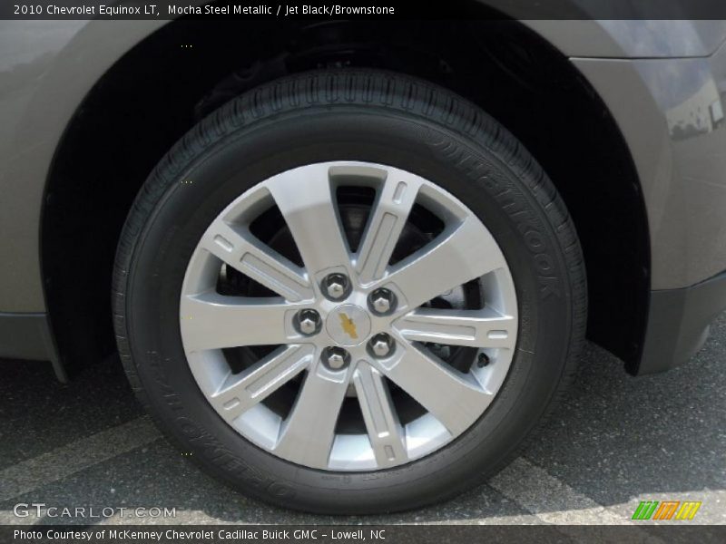 Mocha Steel Metallic / Jet Black/Brownstone 2010 Chevrolet Equinox LT