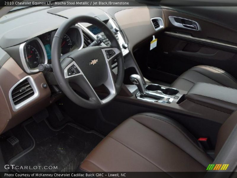 Mocha Steel Metallic / Jet Black/Brownstone 2010 Chevrolet Equinox LT