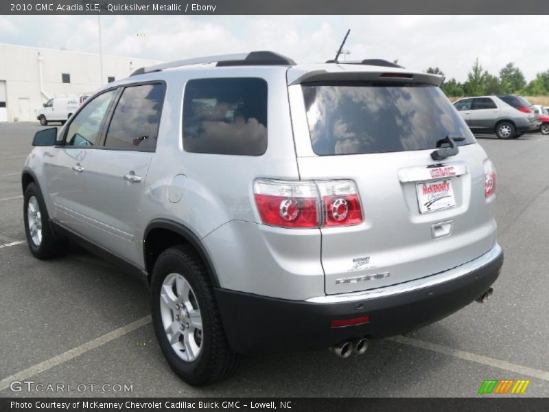 Quicksilver Metallic / Ebony 2010 GMC Acadia SLE