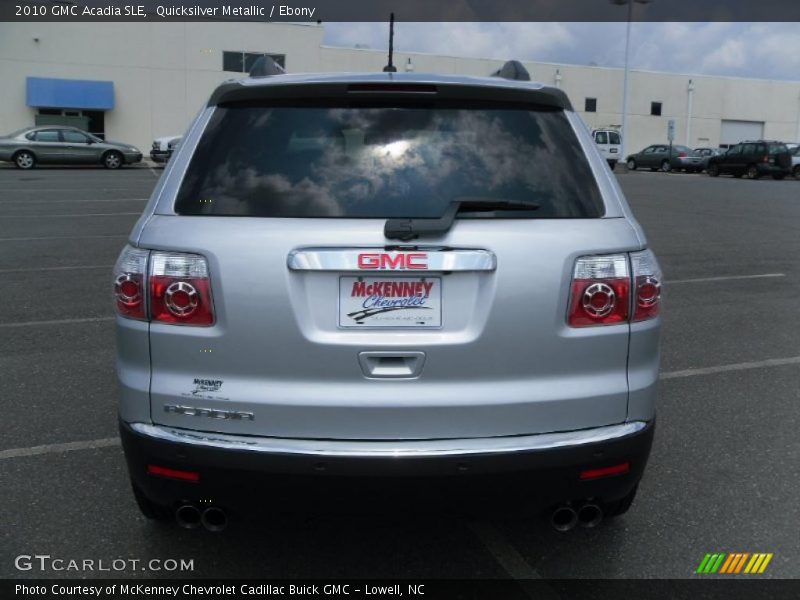 Quicksilver Metallic / Ebony 2010 GMC Acadia SLE