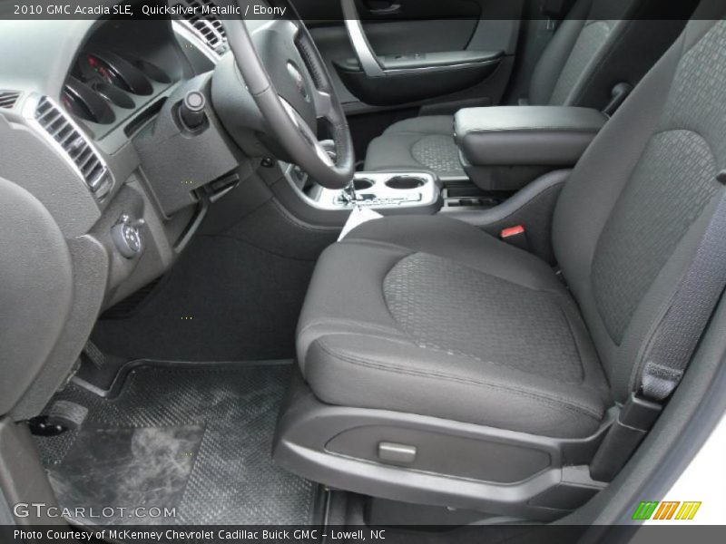 Quicksilver Metallic / Ebony 2010 GMC Acadia SLE