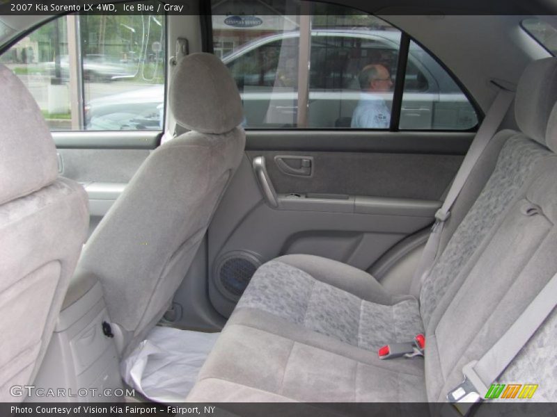 Ice Blue / Gray 2007 Kia Sorento LX 4WD
