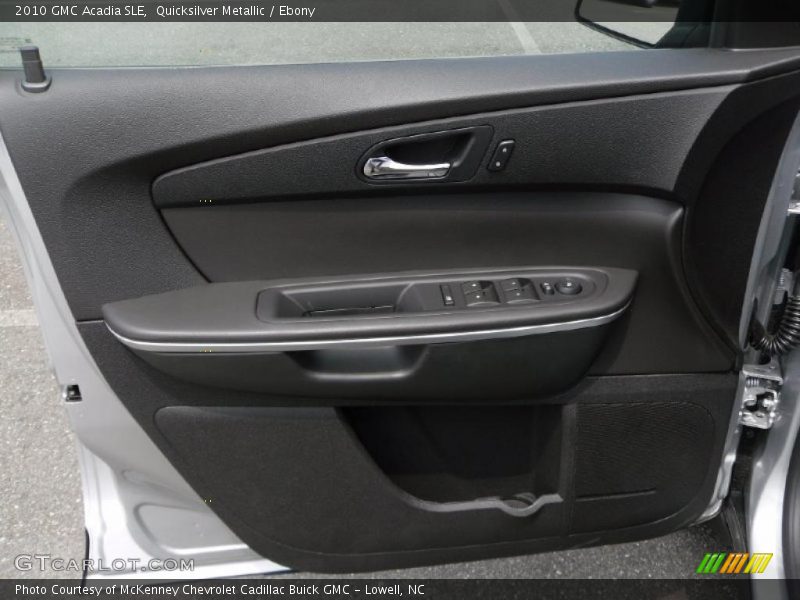 Quicksilver Metallic / Ebony 2010 GMC Acadia SLE