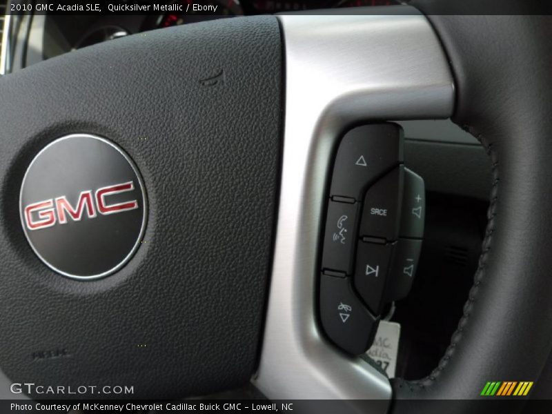 Quicksilver Metallic / Ebony 2010 GMC Acadia SLE