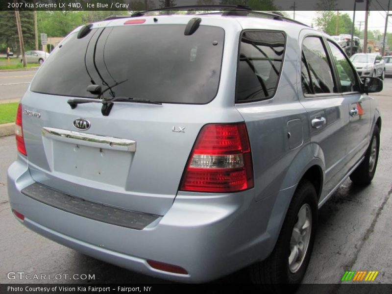 Ice Blue / Gray 2007 Kia Sorento LX 4WD