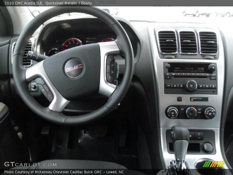Quicksilver Metallic / Ebony 2010 GMC Acadia SLE