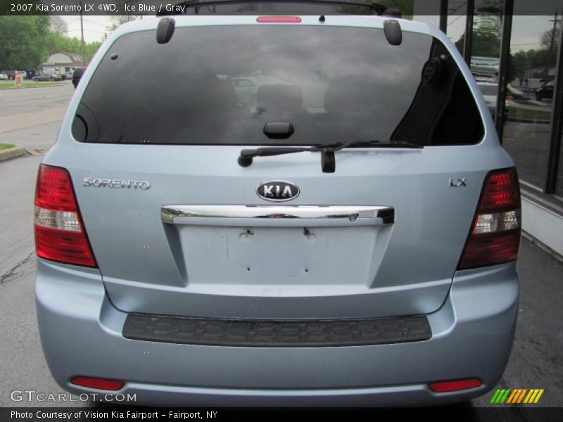 Ice Blue / Gray 2007 Kia Sorento LX 4WD