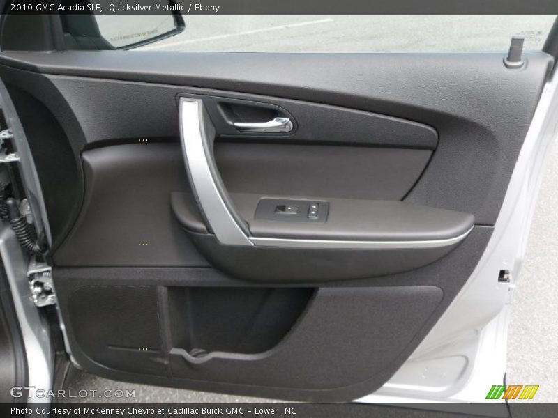 Quicksilver Metallic / Ebony 2010 GMC Acadia SLE