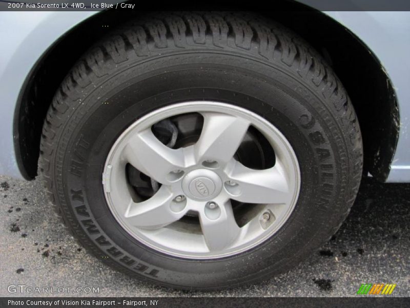 Ice Blue / Gray 2007 Kia Sorento LX 4WD
