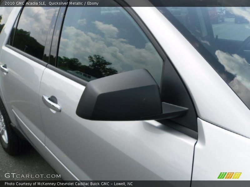 Quicksilver Metallic / Ebony 2010 GMC Acadia SLE