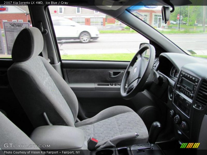 Ice Blue / Gray 2007 Kia Sorento LX 4WD