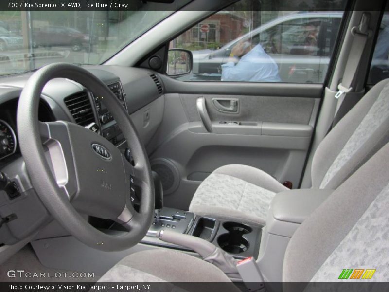 Ice Blue / Gray 2007 Kia Sorento LX 4WD