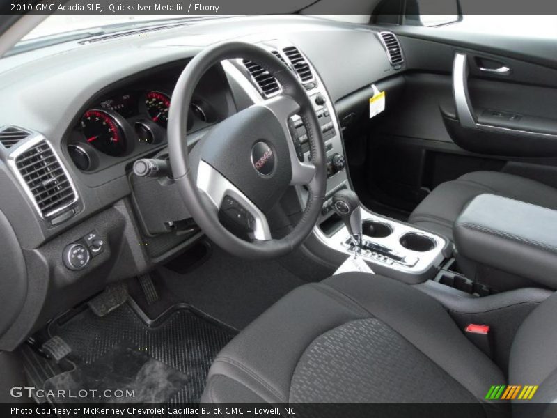 Quicksilver Metallic / Ebony 2010 GMC Acadia SLE