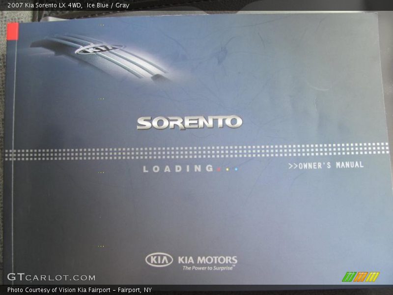 Ice Blue / Gray 2007 Kia Sorento LX 4WD