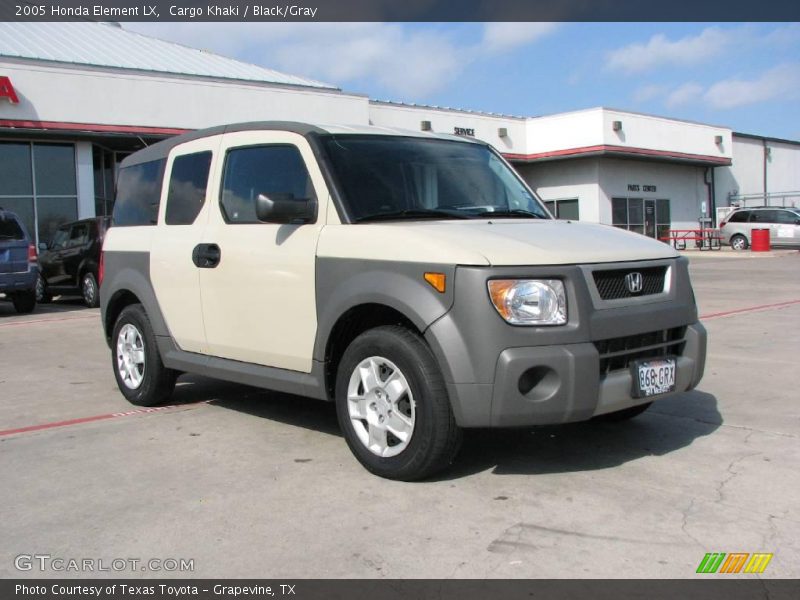 Cargo Khaki / Black/Gray 2005 Honda Element LX