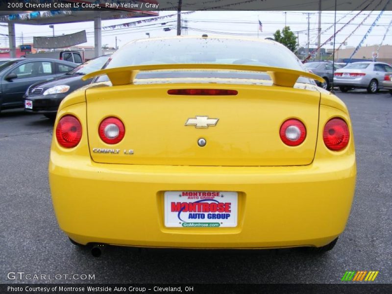 Rally Yellow / Gray 2008 Chevrolet Cobalt LS Coupe