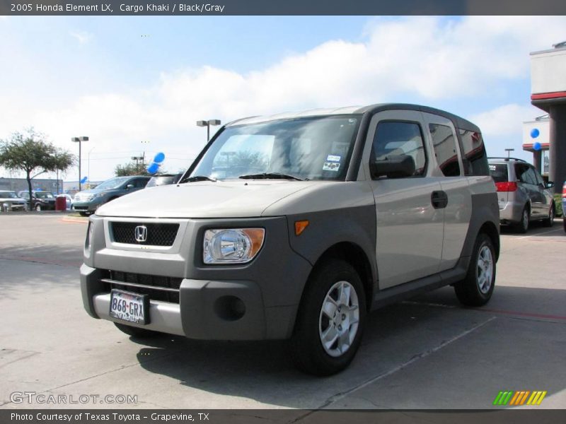 Cargo Khaki / Black/Gray 2005 Honda Element LX