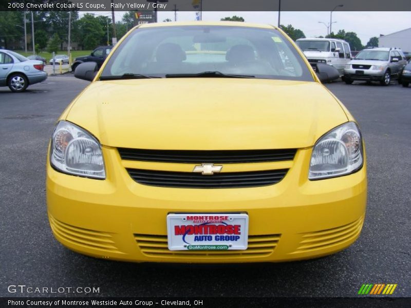 Rally Yellow / Gray 2008 Chevrolet Cobalt LS Coupe