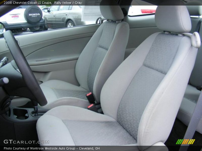 Rally Yellow / Gray 2008 Chevrolet Cobalt LS Coupe