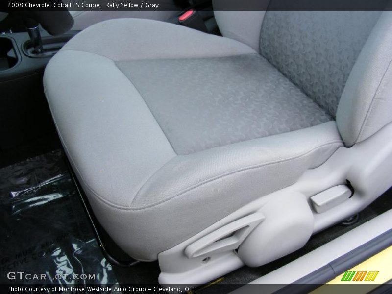 Rally Yellow / Gray 2008 Chevrolet Cobalt LS Coupe