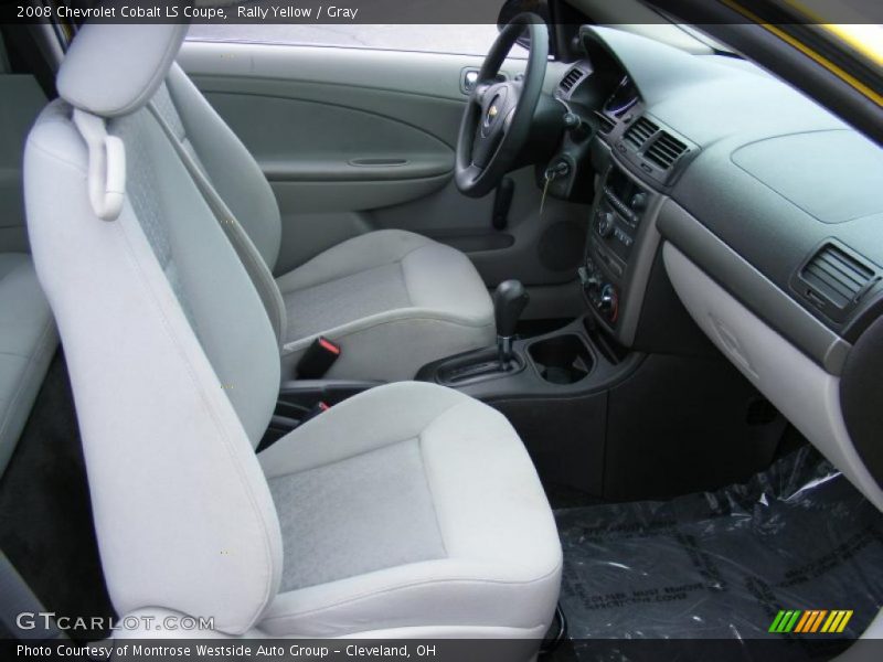 Rally Yellow / Gray 2008 Chevrolet Cobalt LS Coupe