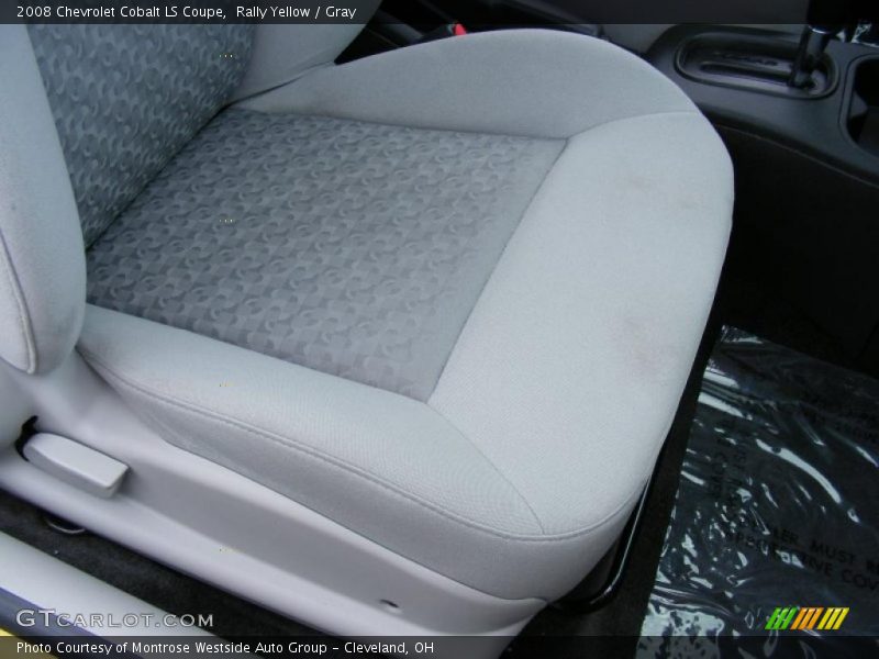 Rally Yellow / Gray 2008 Chevrolet Cobalt LS Coupe