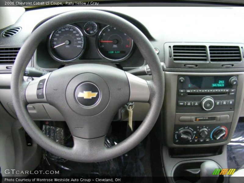 Rally Yellow / Gray 2008 Chevrolet Cobalt LS Coupe