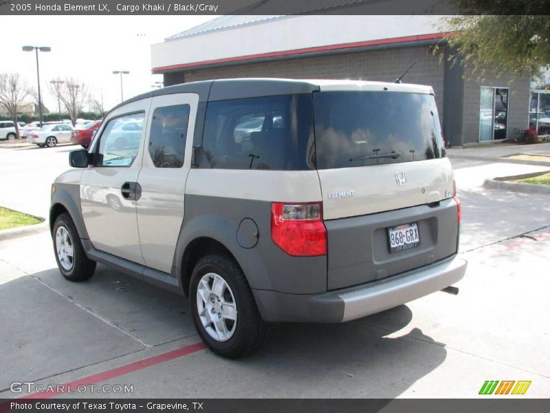 Cargo Khaki / Black/Gray 2005 Honda Element LX
