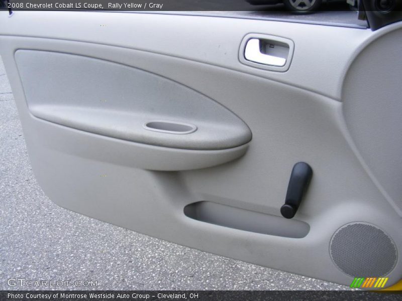 Rally Yellow / Gray 2008 Chevrolet Cobalt LS Coupe