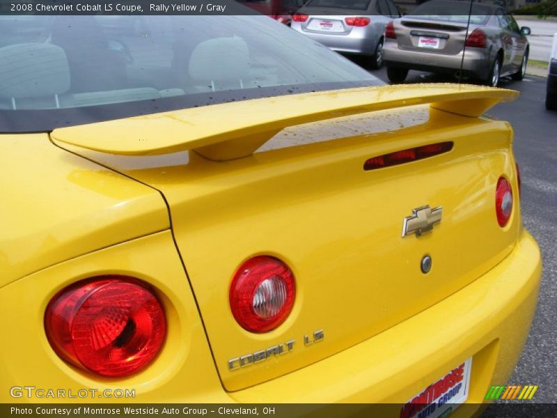 Rally Yellow / Gray 2008 Chevrolet Cobalt LS Coupe