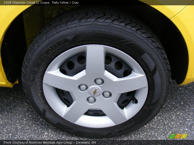 Rally Yellow / Gray 2008 Chevrolet Cobalt LS Coupe