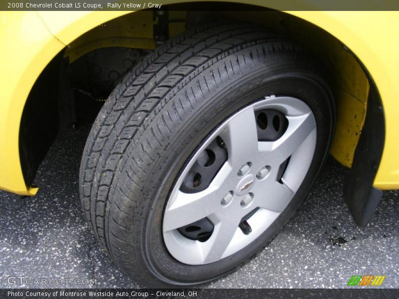 Rally Yellow / Gray 2008 Chevrolet Cobalt LS Coupe