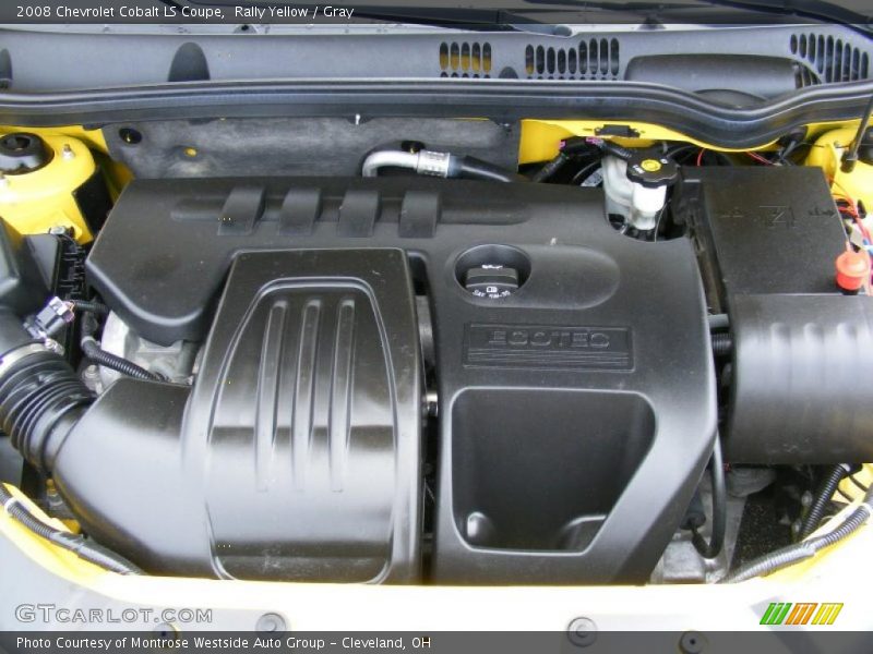 Rally Yellow / Gray 2008 Chevrolet Cobalt LS Coupe