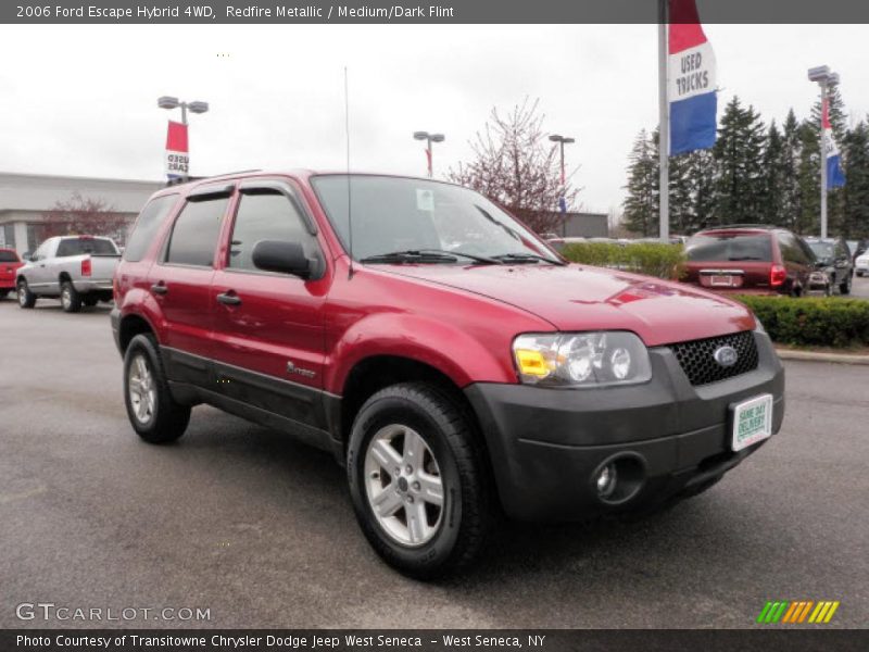 Redfire Metallic / Medium/Dark Flint 2006 Ford Escape Hybrid 4WD