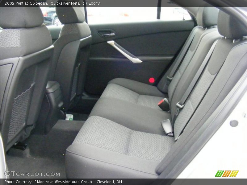 Quicksilver Metallic / Ebony 2009 Pontiac G6 Sedan