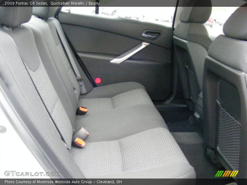 Quicksilver Metallic / Ebony 2009 Pontiac G6 Sedan