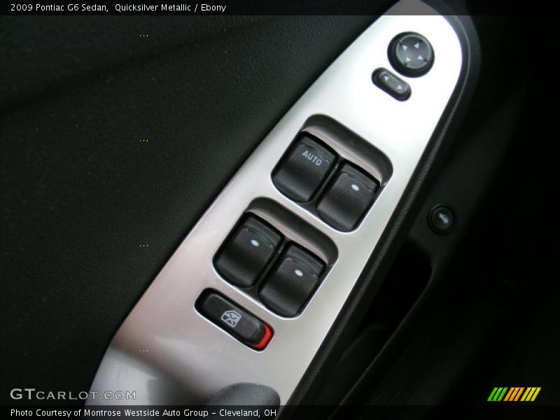 Quicksilver Metallic / Ebony 2009 Pontiac G6 Sedan