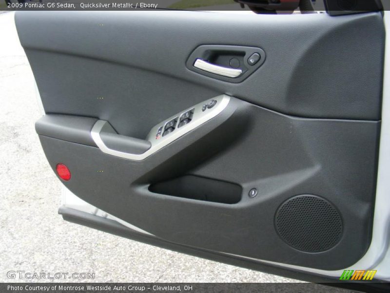 Quicksilver Metallic / Ebony 2009 Pontiac G6 Sedan