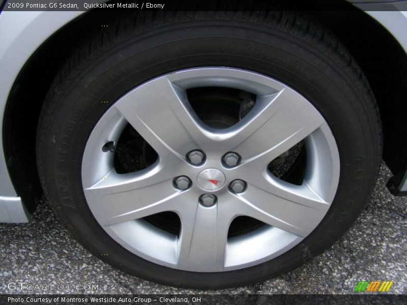 Quicksilver Metallic / Ebony 2009 Pontiac G6 Sedan