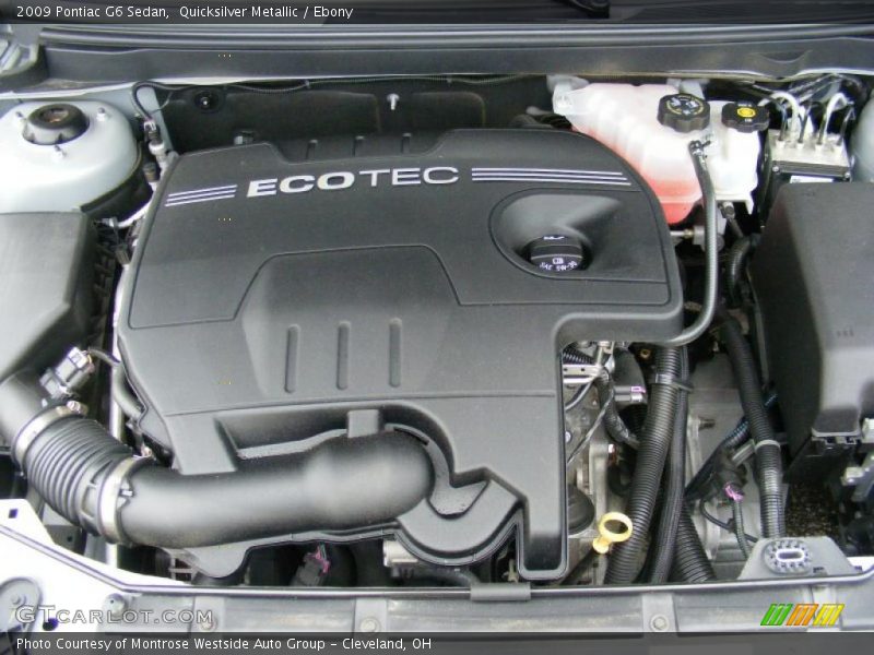 Quicksilver Metallic / Ebony 2009 Pontiac G6 Sedan